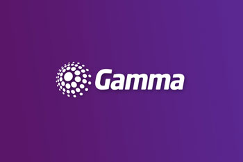 gamma-logo-background Gamma Horizon Logo with Purple graded background